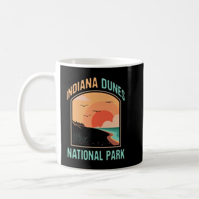 Caneca De Café Indiana Dunes National Park US Gift (Esquerda)