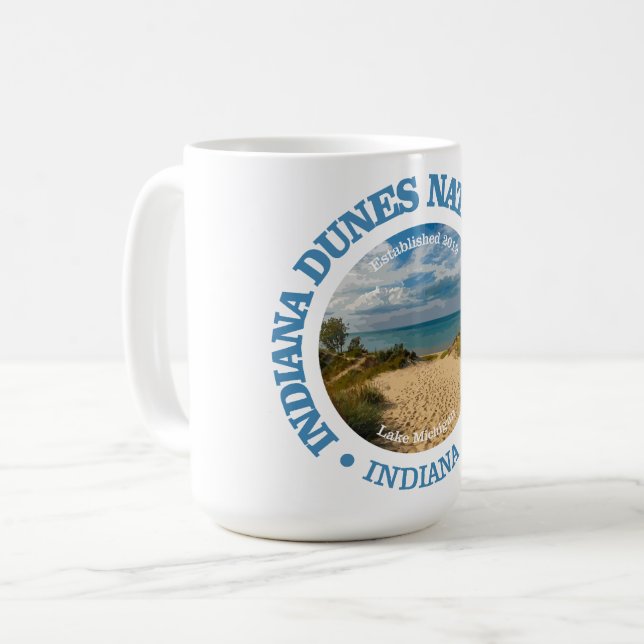 Caneca De Café Indiana Dunes NP2 (Frente Esquerda)