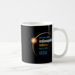 Caneca De Café Indiana No Eclipse Solar Total 2024 1
