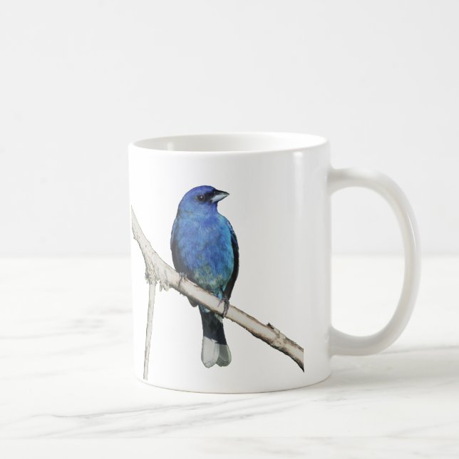 Caneca De Café Indigo Bunting (Direita)