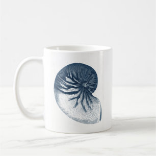 Caneca De Café Indigo Shark Eye Seashell