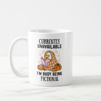 Caneca De Café Indisponível no Momento Estou Ocupado Sendo Ficcio