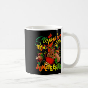 Caneca De Café Indo Para A Décima Sétima Mulher Negra Afro