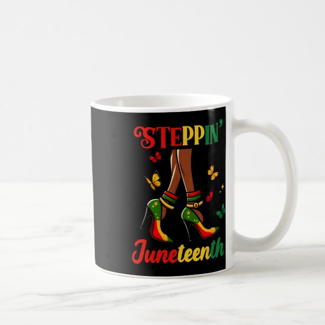 Caneca De Café Indo Para A Décima Sétima Mulher Negra Afro Oi (Direita)