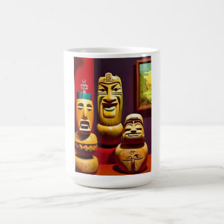 Caneca De Café Indoor Tiki Life Ken Gage Art