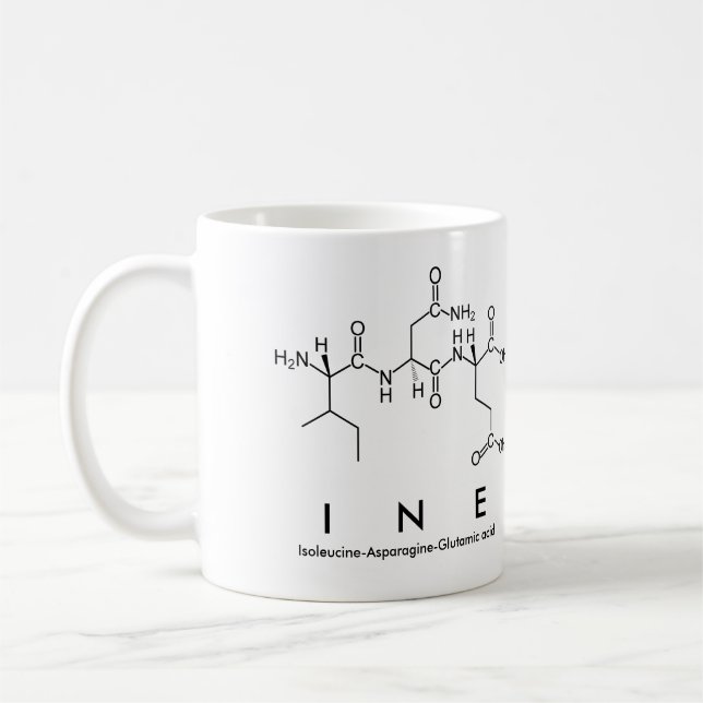 Caneca De Café Ine peptide name mug (Esquerda)