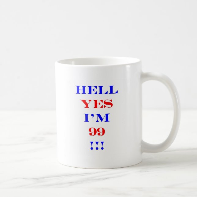 Caneca De Café Inferno 99 sim! (Direita)