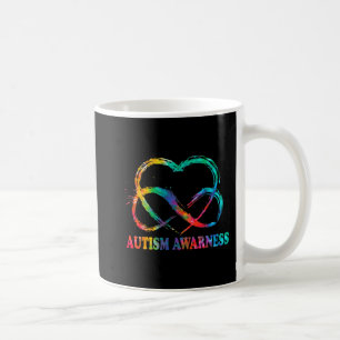 Caneca De Café Infinity Heart Love Autismo Sensibilização Não Pre