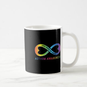 Caneca De Café Infinity Heart Love Autismo Sensibilização Não Pre