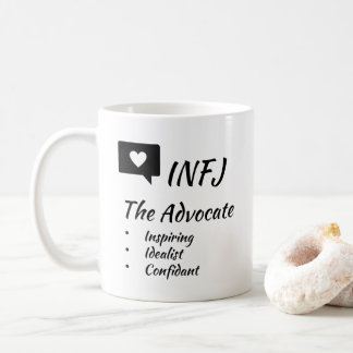 Caneca De Café INFJ MBTI Myers-Briggs Tipo Personalidade do Indic
