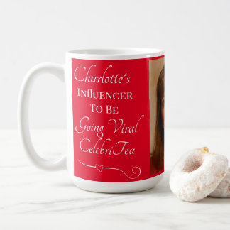 Caneca De Café Influenciador A Ir Viral CelebriTea Tea Mug