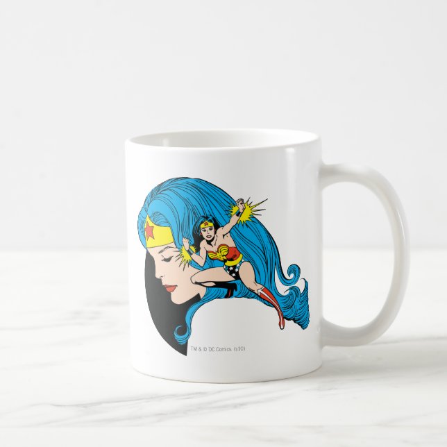 Caneca De Café Informações gerais sobre o perfil da Mulher Maravi (Direita)