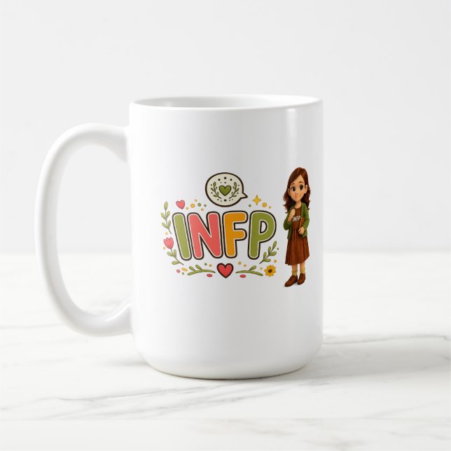 Caneca De Café INFP — A Sonhadora Criativa (Esquerda)