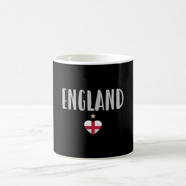Caneca De Café Inglaterra Fan Shirt English Flag (Centro)