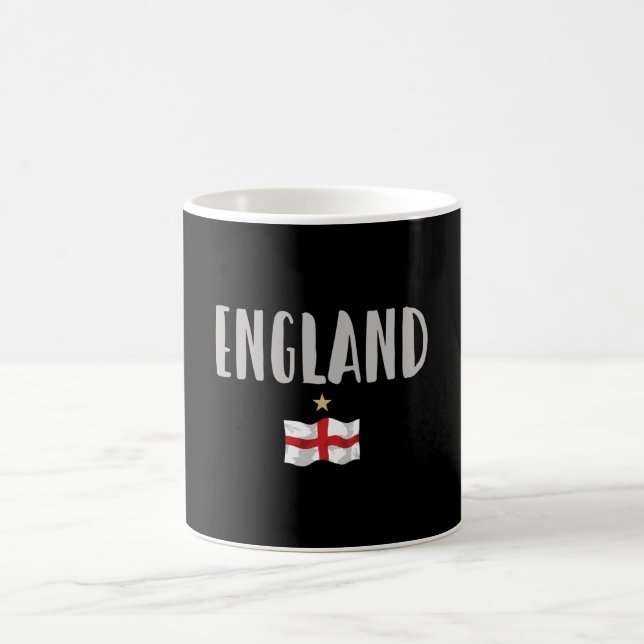 Caneca De Café Inglaterra Fan Shirt English Flag (Centro)
