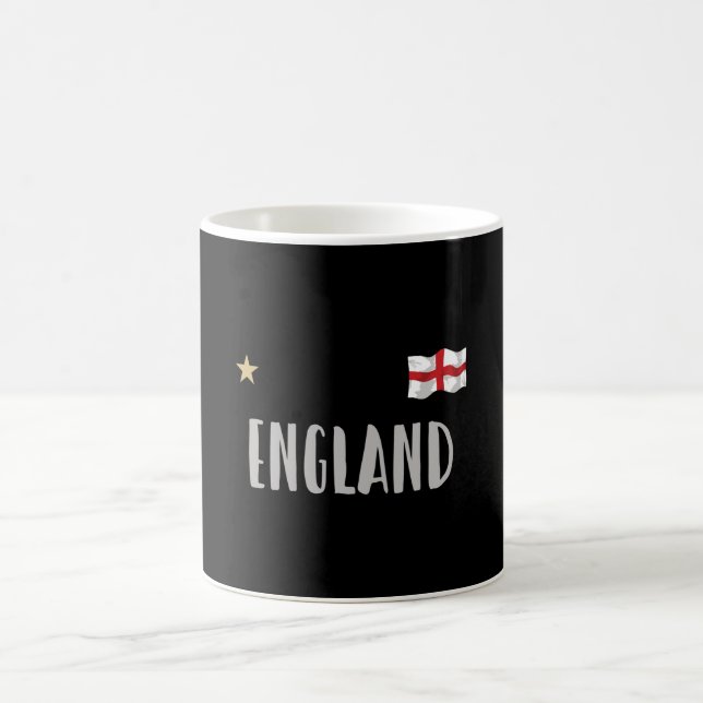Caneca De Café Inglaterra Fan Shirt English Flag (Centro)