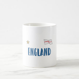 Caneca De Café Inglaterra Fan Shirt English Flag