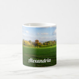 Caneca De Café Inglês Autumn Countryside - Personalizado