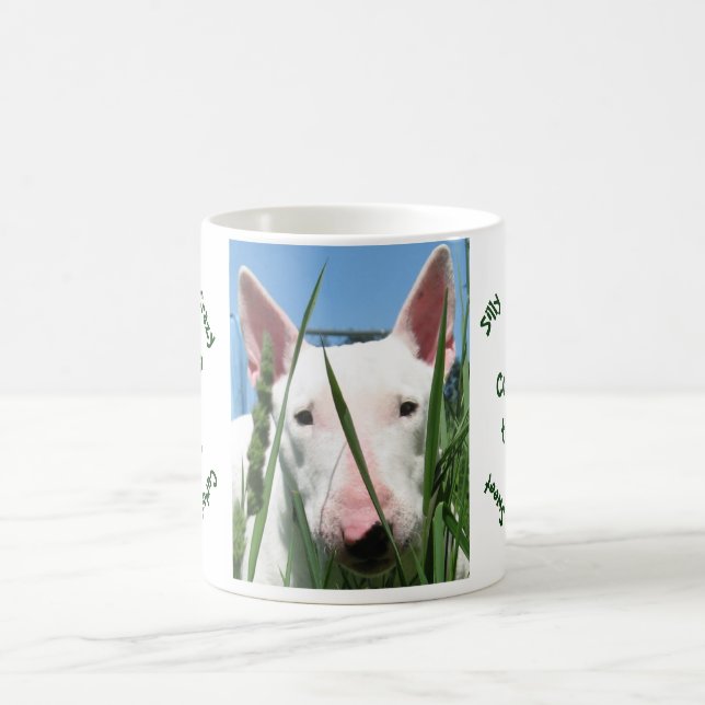 Caneca De Café Inglês bonito bull terrier (Centro)
