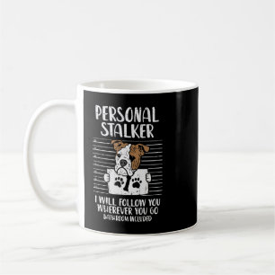 Caneca De Café Inglês Buldogue Dog Lover Personal Stalker inglês