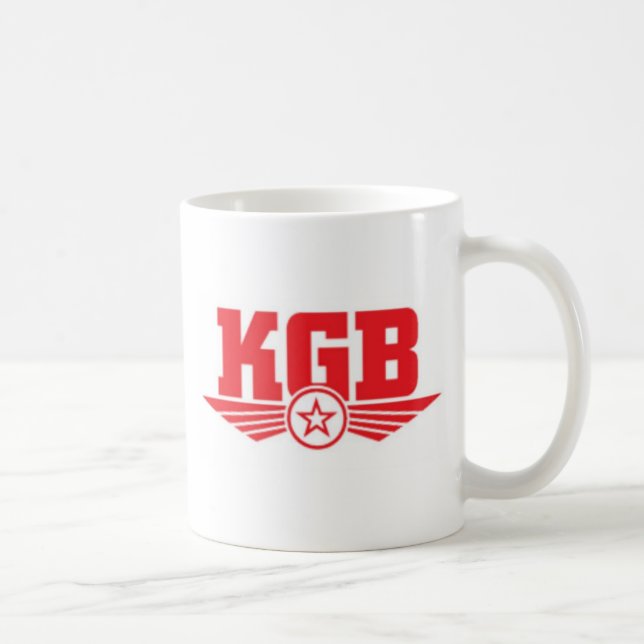 Caneca De Café Inglês de KGB (Direita)
