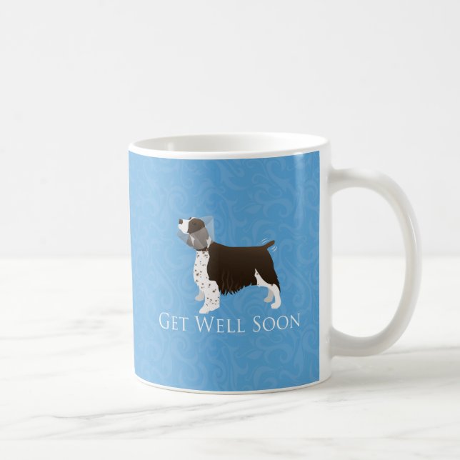 Caneca De Café Inglês Springer Spaniel fica bem em breve (Direita)