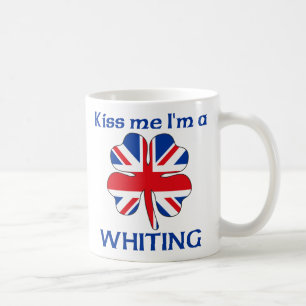 Caneca De Café Ingleses personalizados beijam-me que eu sou