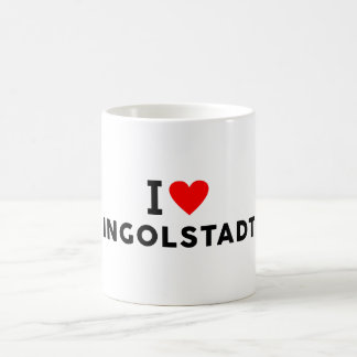 Caneca De Café Ingolstadt Alemanha cidade do coração amor como vi