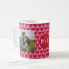 Caneca De Café Iniciais Personalizados Que Te Amo 2 Fotografias