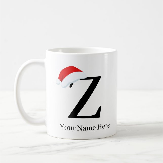 Caneca De Café Inicial da Mug Natal "Z" (Esquerda)