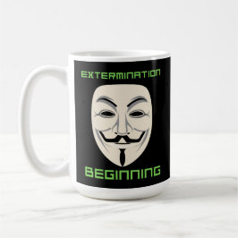 CANECA DE CAFÉ INÍCIO DA EXTERMINAÇÃO