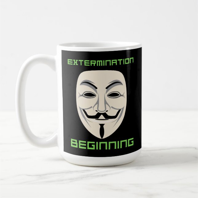 CANECA DE CAFÉ INÍCIO DA EXTERMINAÇÃO (Esquerda)