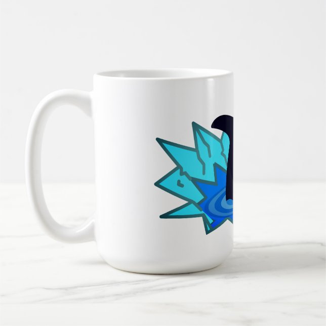 Caneca De Café Inimigo da Orca, Peixe e Pinguim (Esquerda)