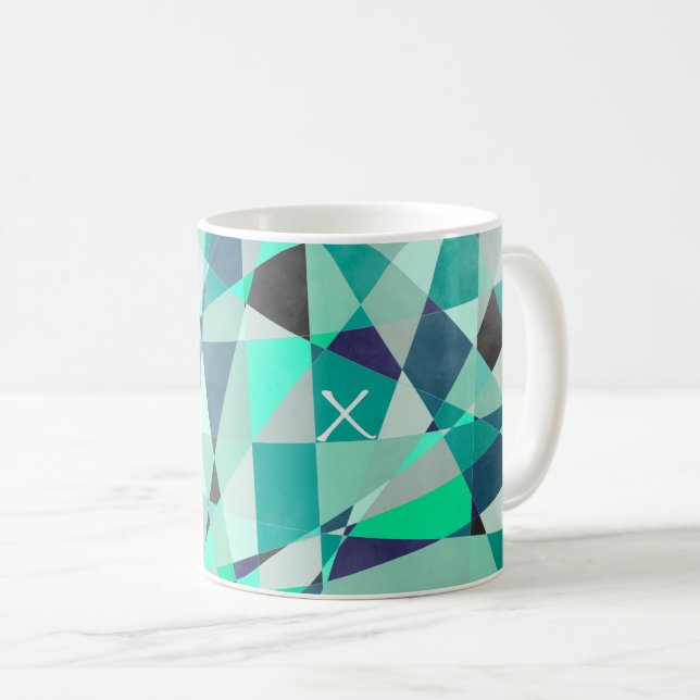 Caneca De Café initial X mug (Frente Esquerda)