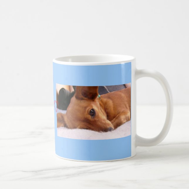 Caneca De Café Inki a chihuahua (Direita)