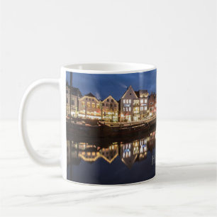 Caneca De Café Inland Port at Night, Husum, Alemanha