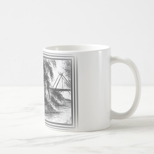 Caneca De Café Inlands tafereel op mok door vishnuh (Direita)