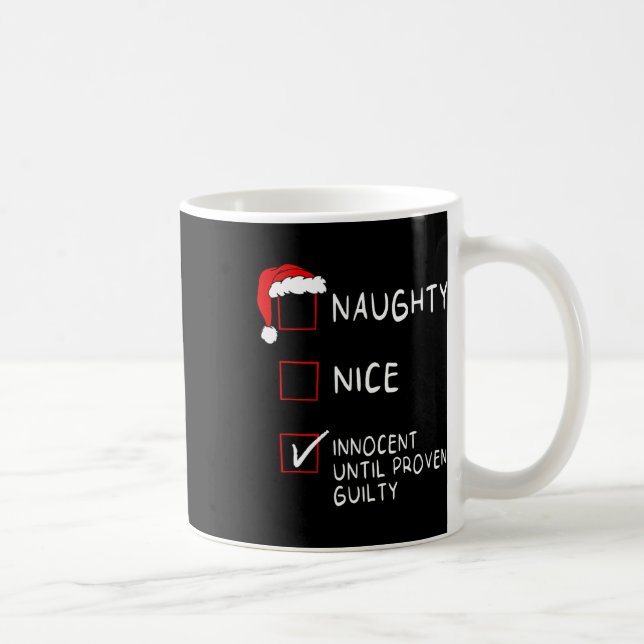 Caneca De Café Inocente Adormecida Até Homens Culpados Do Xmas Mu (Direita)