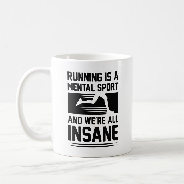 Caneca De Café Insano em Execução (Esquerda)