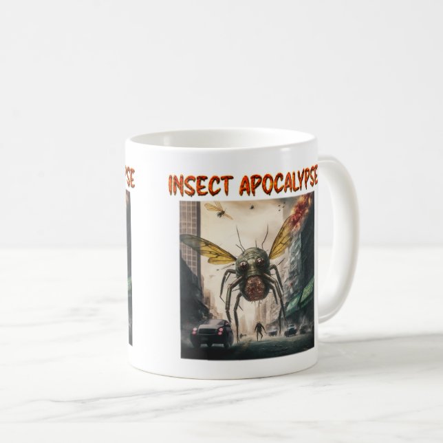 Caneca De Café Inseto Apocalypse Classic Mug, 11 oz (Frente Esquerda)