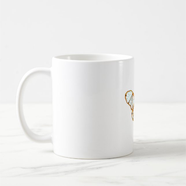 Caneca De Café Inseto da Dragonfly da Borboleta da Mama (Esquerda)