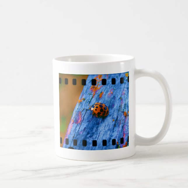 Caneca De Café Inseto de Cor Louca (Direita)