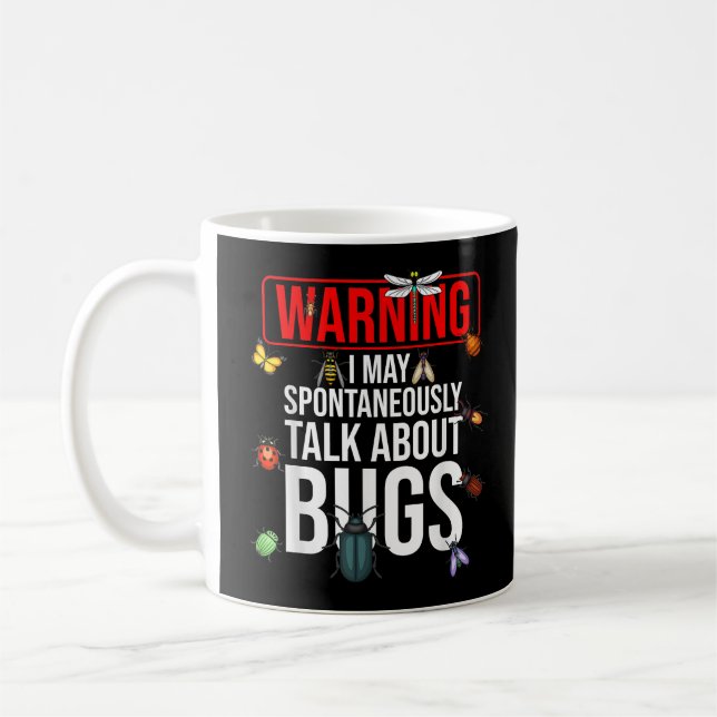Caneca De Café Inseto infantil - Engraçado Presente para Meninos  (Esquerda)