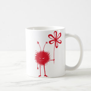 Caneca De Café Inseto mau da flor