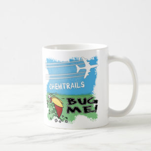 Caneca De Café Inseto que funciona longe do plano do chemtrail
