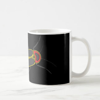 Caneca De Café inseto relâmpago aceso