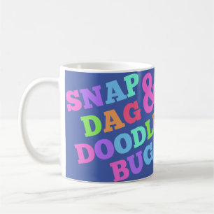 Caneca De Café Inseto Snap-Dag-and-Doodle