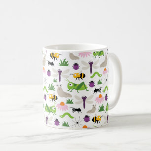 Caneca De Café Insetos