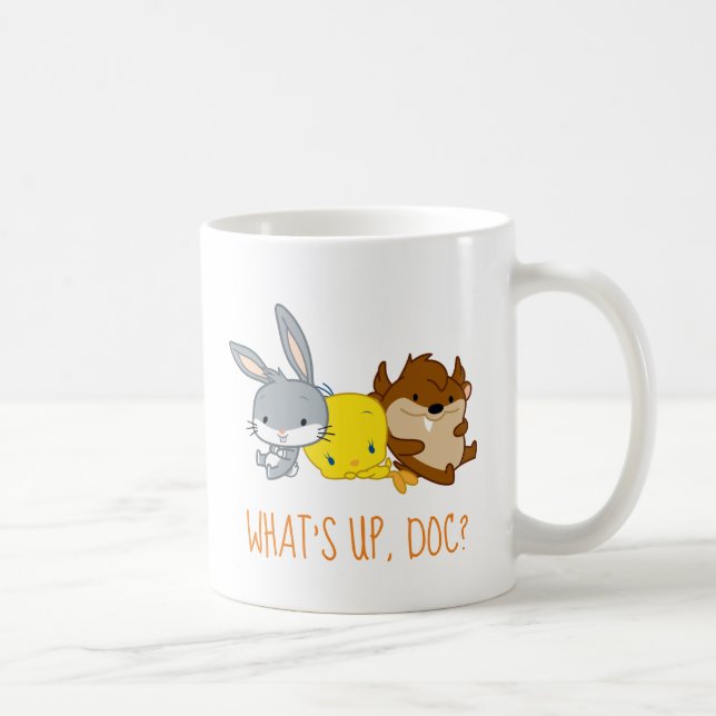 Caneca De Café Insetos Chibi BUNNY™, TWEETY™ E TAZ™ (Direita)