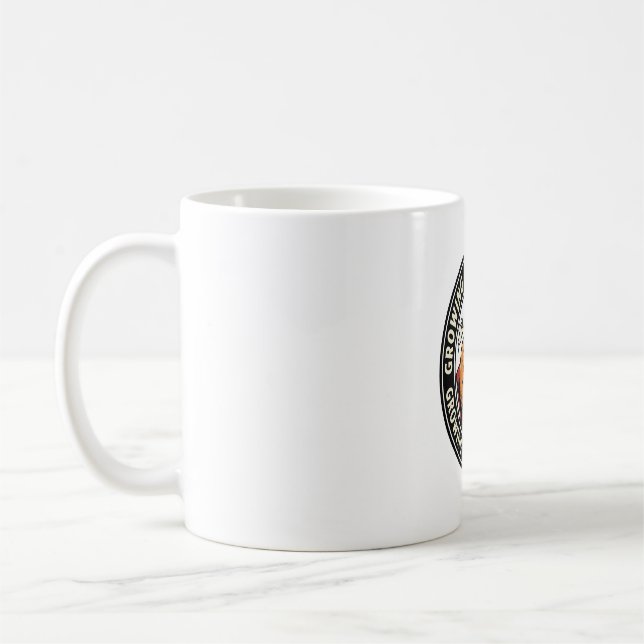 Caneca De Café Insígnia de Abóbora de Vampiro Crescendo Meus Pequ (Esquerda)